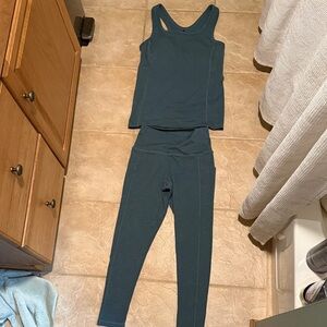 Prana Deep Teal Activewear Set